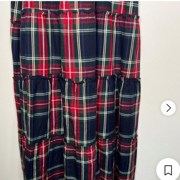 Hill House The Ellie Navy Tartan Plaid Nap Dress - Picture 4 of 7